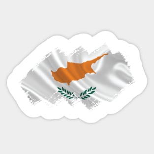 Cyprus Flag Sticker